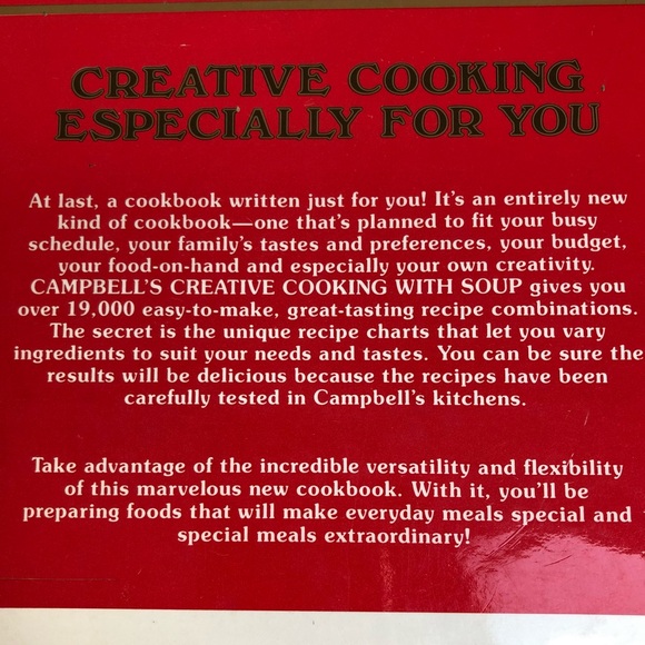 Vintage Campbell’s Soup Recipe Hardcover Book - Picture 12 of 13